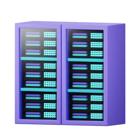 Network Server  3D Icon
