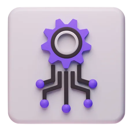 Network Setting 3D Icon