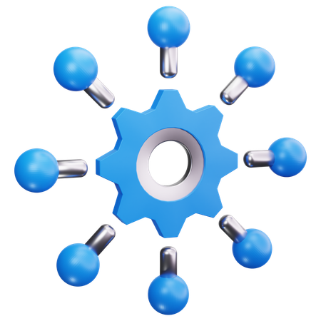 Network Settings  3D Icon