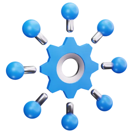 Network Settings  3D Icon