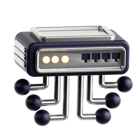 Network Switch  3D Icon
