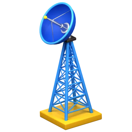 Network Tower 3 D Icon 3D Icon