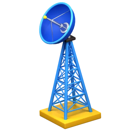 Network Tower  3D Icon