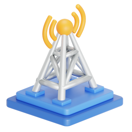 Network tower  3D Icon