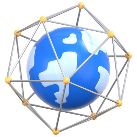 Networking  3D Icon
