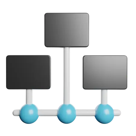 ネットワーキング  3D Icon