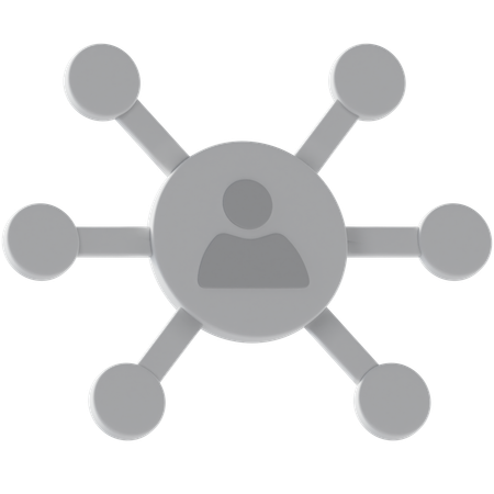 Networking  3D Icon