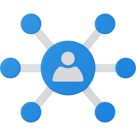 Networking  3D Icon