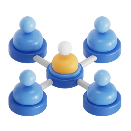 Networking  3D Icon