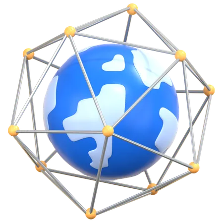 Networking  3D Icon