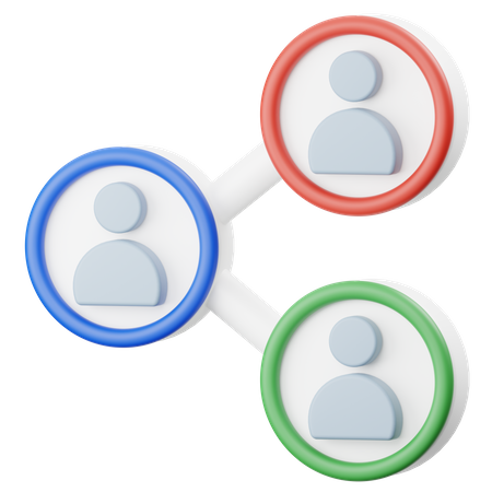 Networking  3D Icon