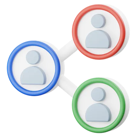 Networking  3D Icon