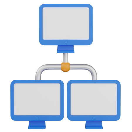 Networking  3D Icon