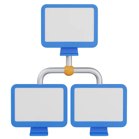 Networking  3D Icon