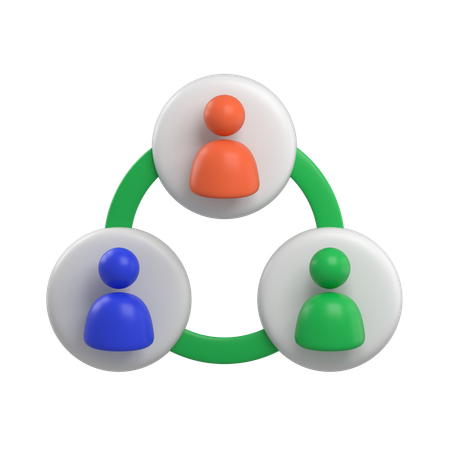 Networking  3D Icon