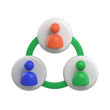 Networking  3D Icon