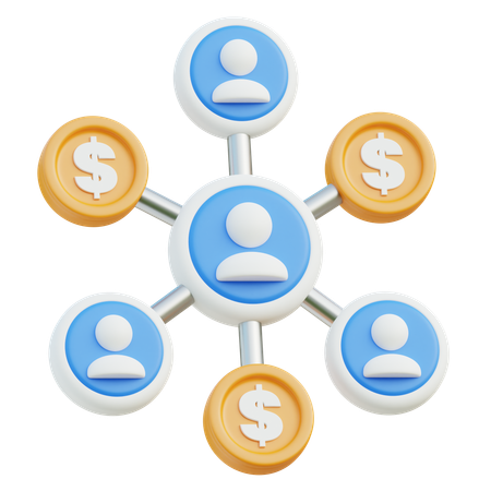 Networking  3D Icon