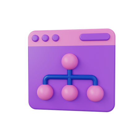 Networking  3D Icon