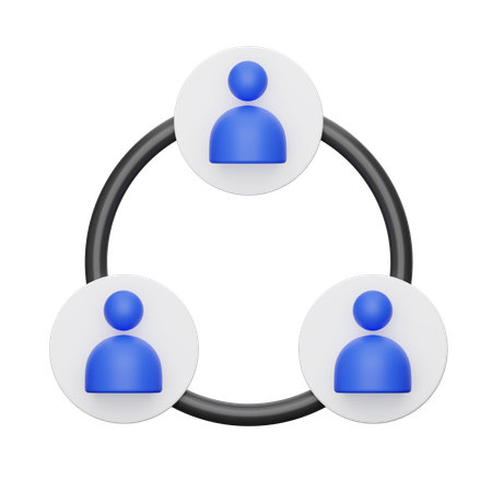 Networking  3D Icon