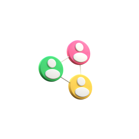 Networking  3D Icon