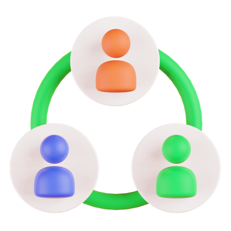 Networking  3D Icon