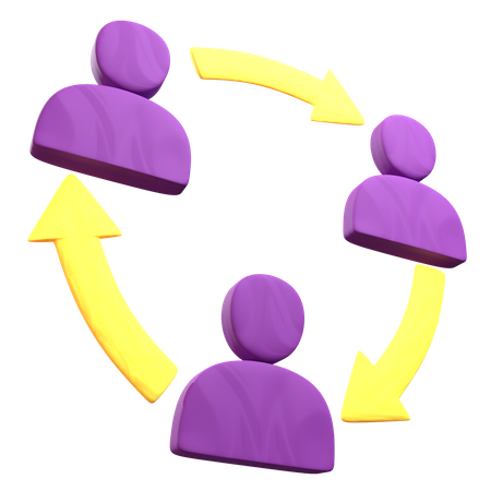 Networking  3D Icon