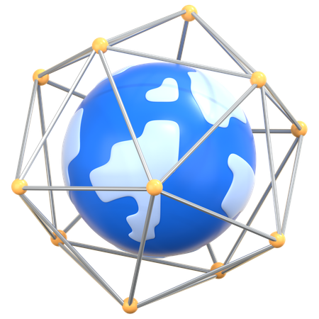 Networking  3D Icon