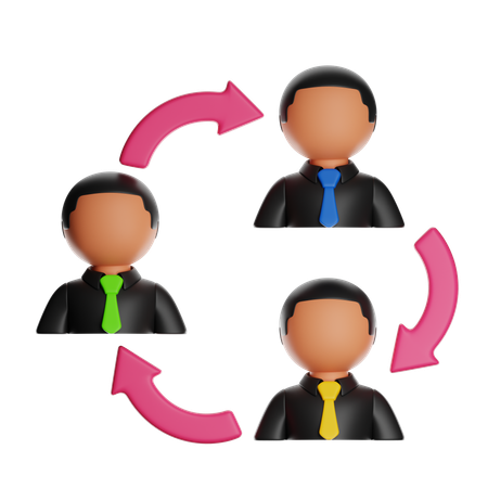Networking Planing  3D Icon