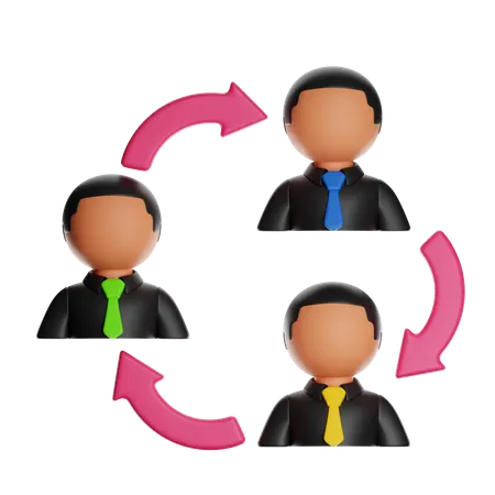 Networking Planing  3D Icon