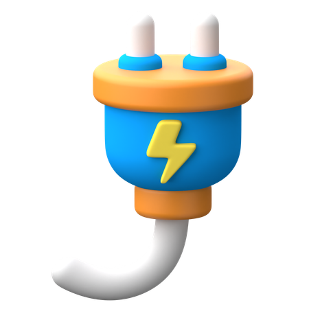 Netzstecker  3D Icon