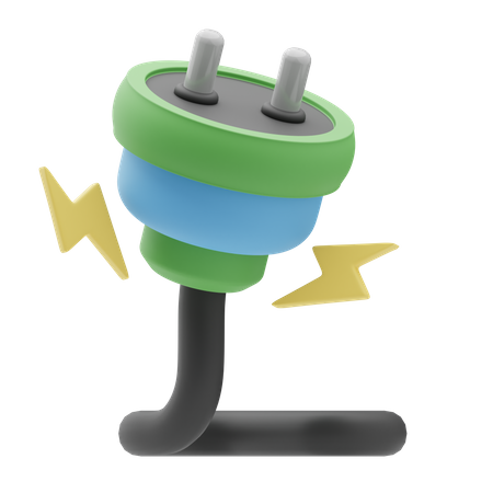 Netzstecker  3D Icon