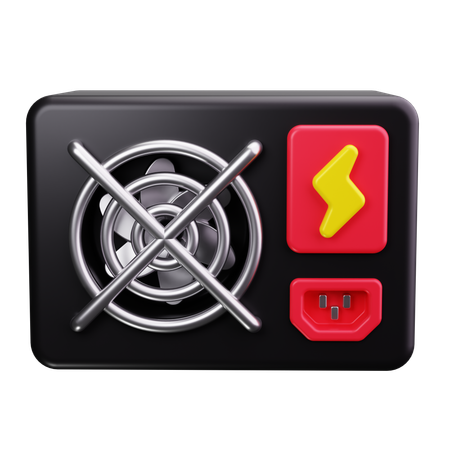 Stromversorgung  3D Icon