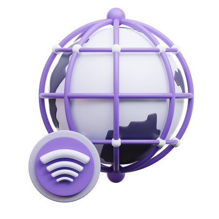 Netzwerk  3D Icon