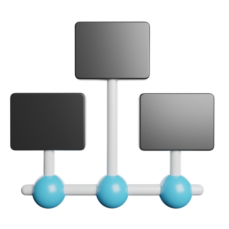 Vernetzung  3D Icon