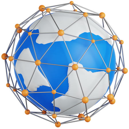 Netzwerk  3D Icon
