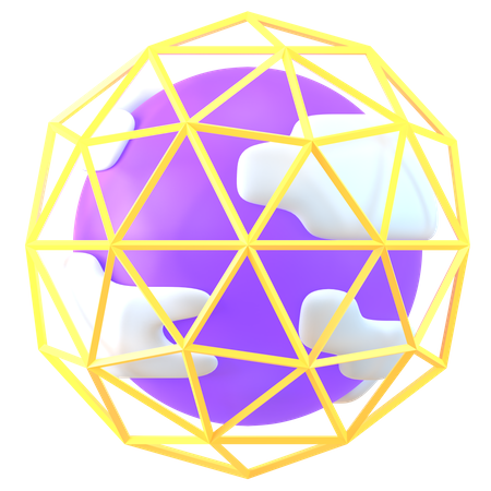 Netzwerk  3D Icon