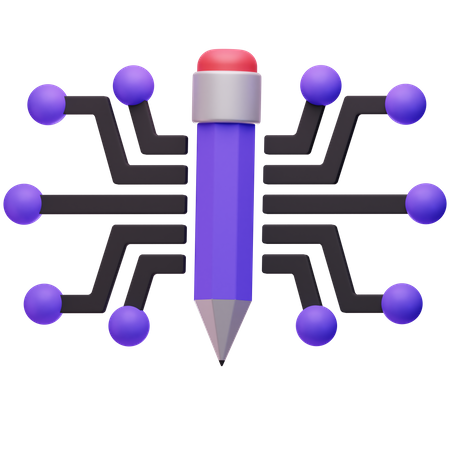 Netzwerk-Design  3D Icon