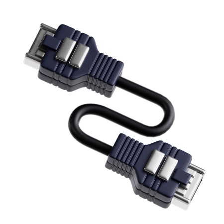 Netzwerkkabel  3D Icon