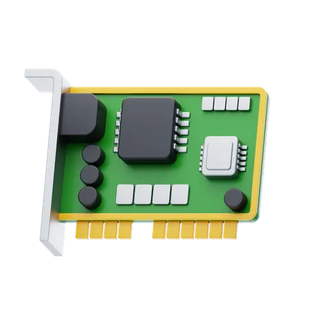 Netzwerkkarte  3D Icon