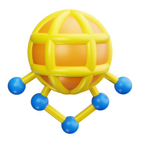 Netzwerkverbindungen  3D Icon