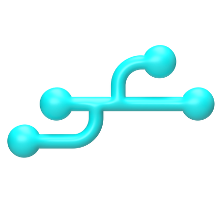 Netzwerkzweig  3D Icon