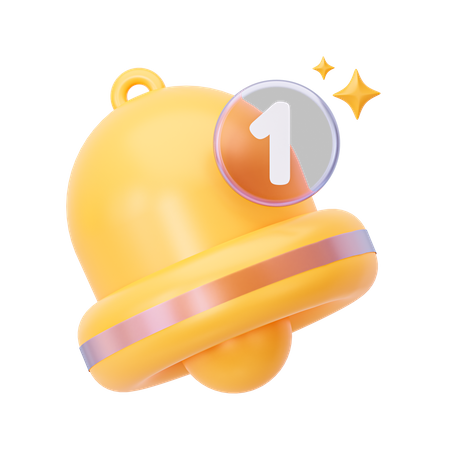 Neue Benachrichtigung  3D Icon