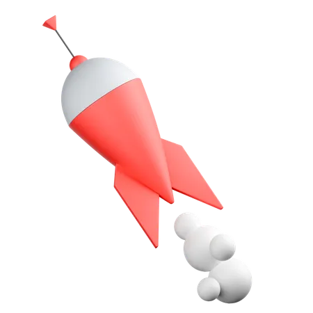 Neues Geschäft Rocket  3D Icon