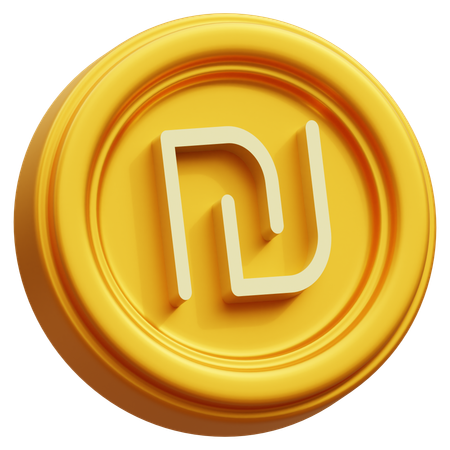 Neuer Schekel  3D Icon