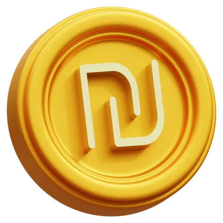 Neuer Schekel  3D Icon