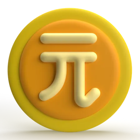 Neuer Taiwan-Dollar  3D Icon