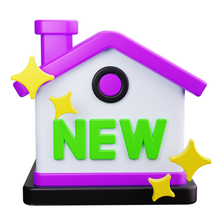 Neues Zuhause  3D Icon