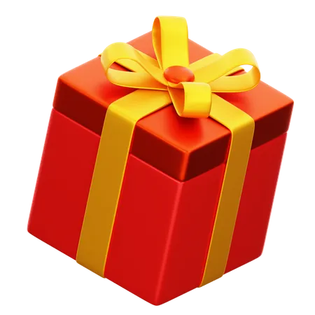 Neujahrsgeschenk  3D Icon