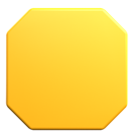 Neuneck geometrische Form  3D Icon