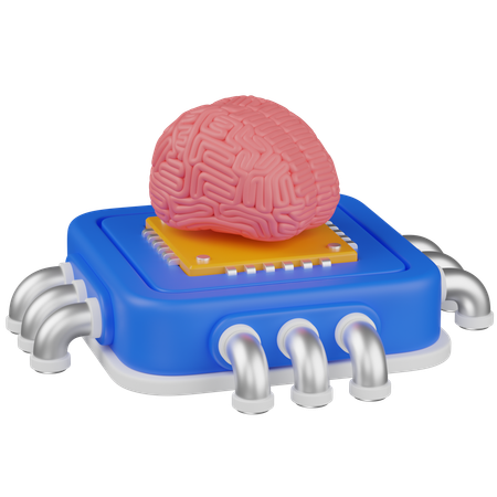 Neural network  3D Icon